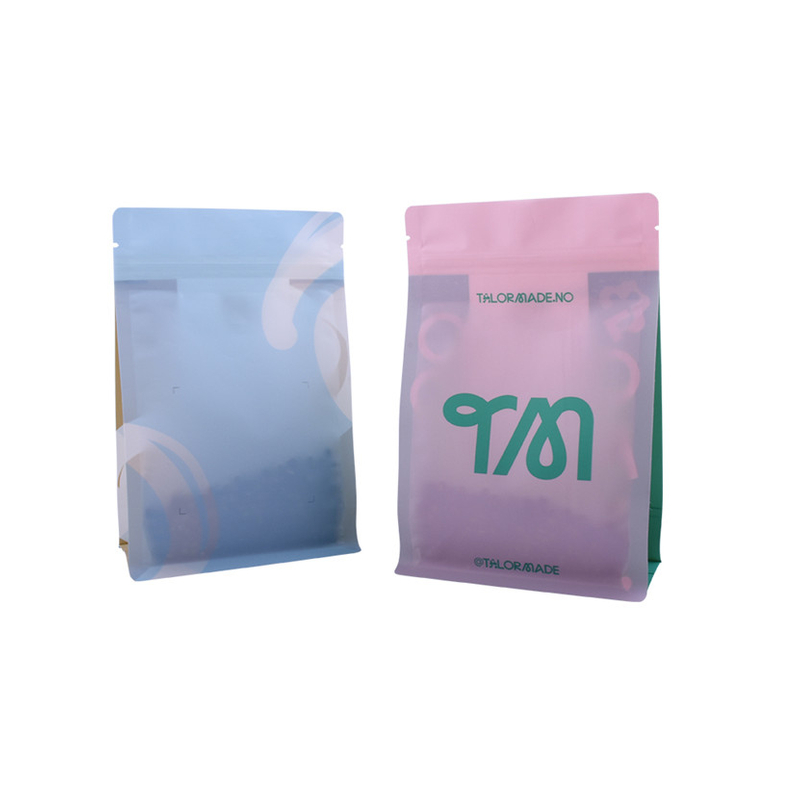 Bolsa de café de celofán compostable impresa personalizada con válvula