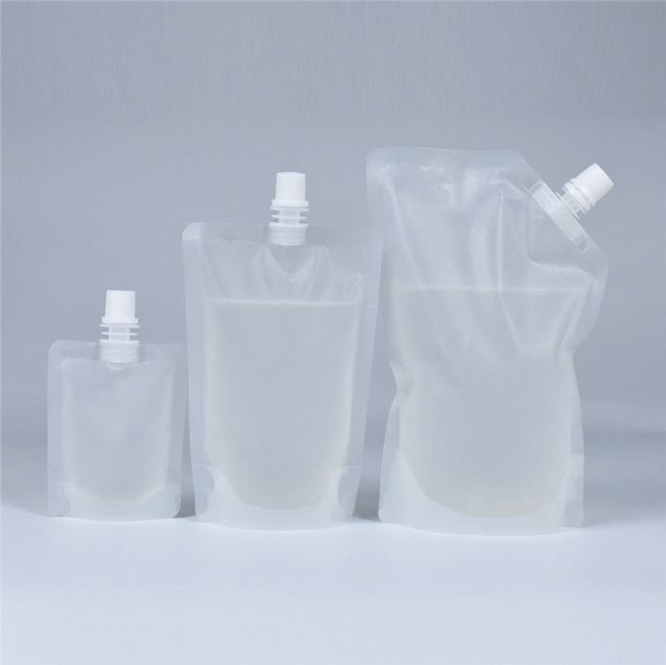 Reciclable Stand Up Water Packaging Spout Bag para jugo