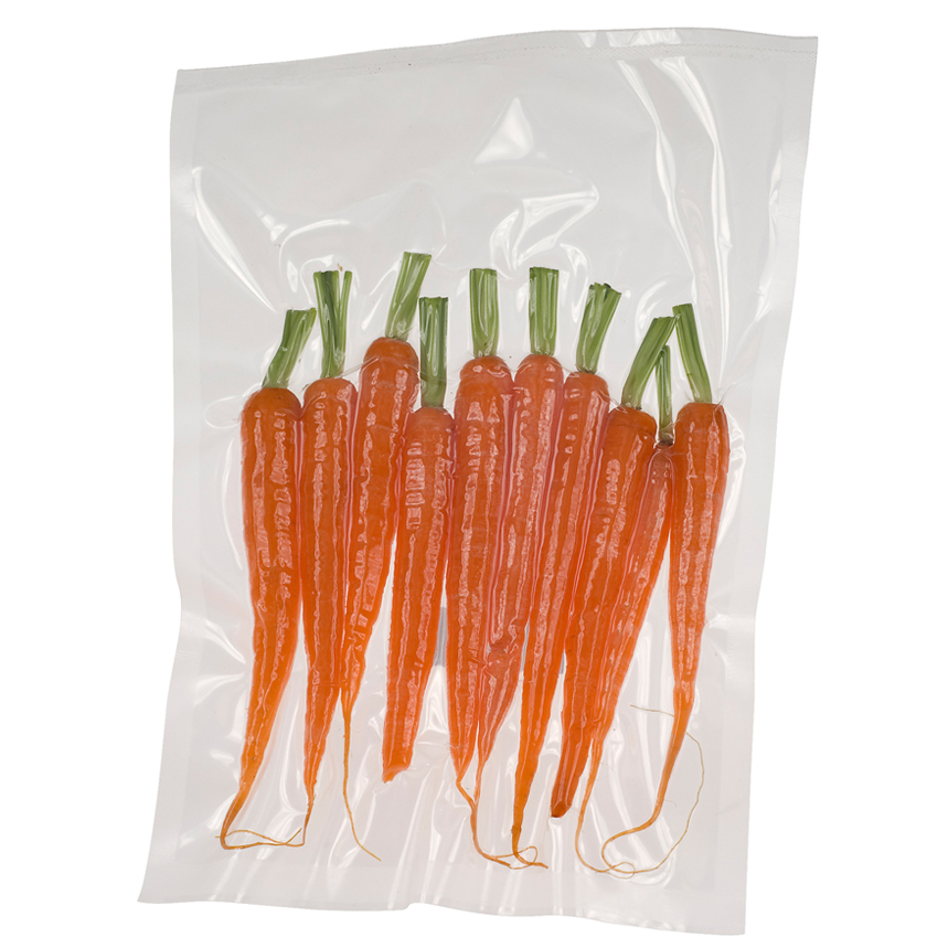 Bolsas de almacenamiento de alimentos de sello de vacío compostable ECO personalizado embalaje para productos frescos