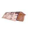 Paquete de refrigerios biodegradable que empaqueta el empaquetado natural de la sensación de la bolsa del bolso de la cremallera del bolso ziplock