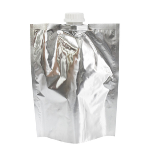 Bolsa de papel de aluminio antifugas personalizada con pico personalizado