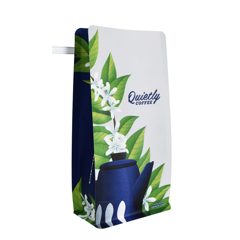 Impresión de la bolsa de empaquetado del café de la bolsa de fondo plano compostable