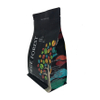 Bolsas de empaquetado del grano de café de la parte inferior de la caja reciclable de la impresión personalizada con venta al por mayor de la ventana