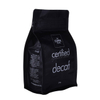 Bolsa de café impresa personalizada con material reciclado de fondo en bloque