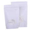 Empaquetado natural del tacto de la bolsa de la bolsa de la cremallera del bolso del ziplock del papel de Kraft biodegradable