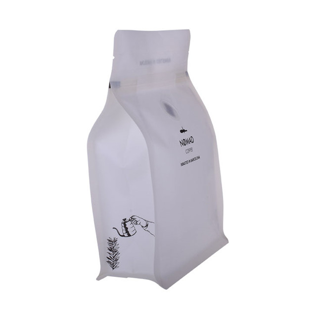 Bolsas de válvula de café con cremallera de grado de grado de comida