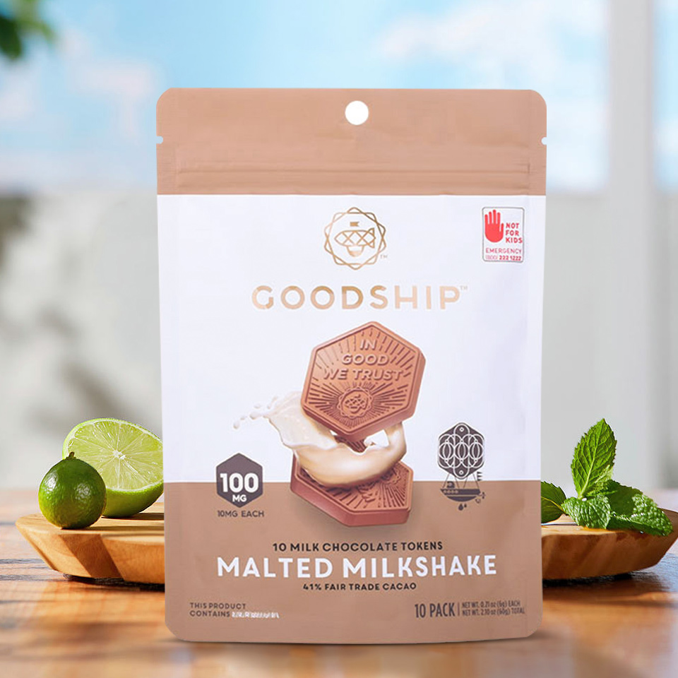 Ecológica Bolsa Transparentes De Pie Bolsas De Cannabis Selladas Con Cremallera A Prueba De Olores 