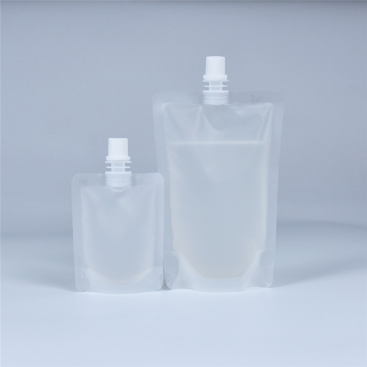 Reciclable Stand Up Water Packaging Spout Bag para jugo