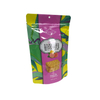 Embalaje reciclable de pie personalizado de la galleta de la panadería 100% marrón de la aduana de la comida con cremallera 