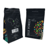 Bolsas de empaquetado del grano de café de la parte inferior de la caja reciclable de la impresión personalizada con venta al por mayor de la ventana