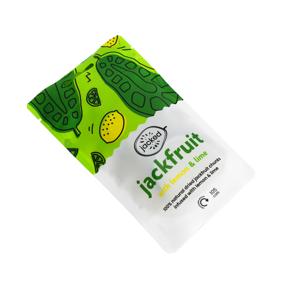 El empaquetado reciclable del bocado de la bolsa de la categoría alimenticia 30g se levanta el bolso para los pedazos secos de las yacas