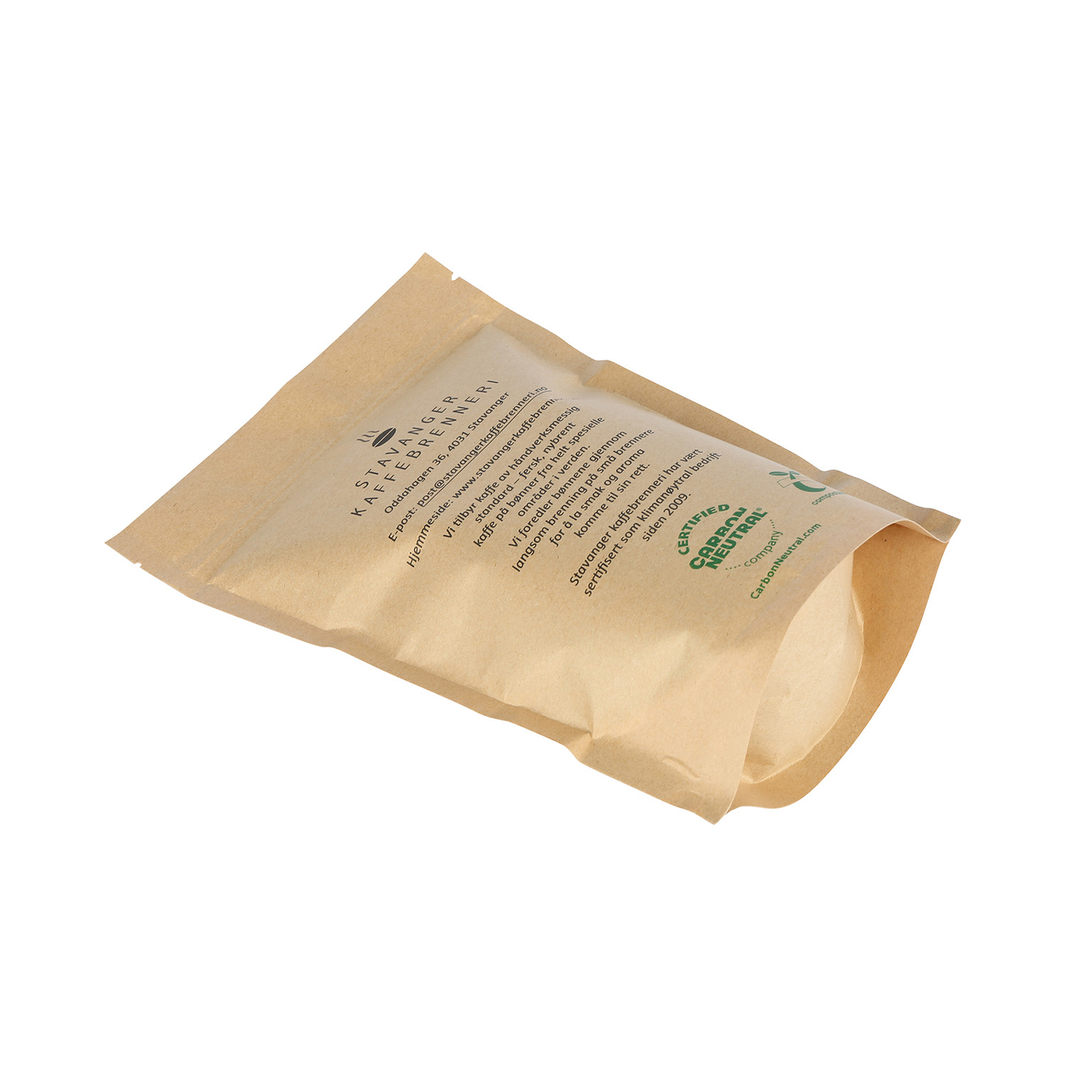Bolsa de papel Kraft de abono para el hogar impresa personalizada PLA para envasado de té de café