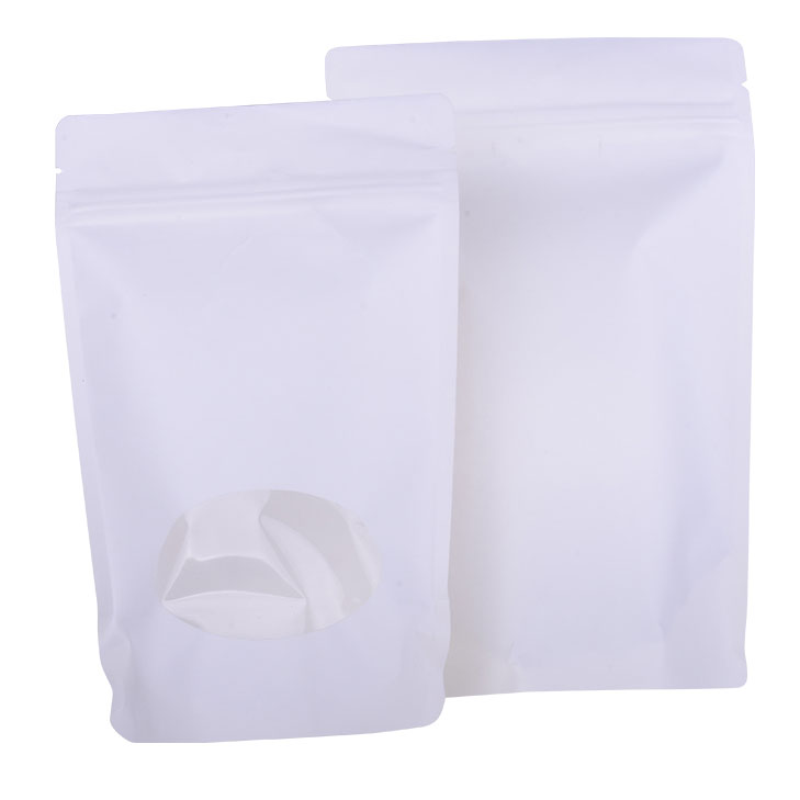 Biodegradable Kraft Paper Zipllock Bag Bag Bag Pouch
