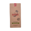 Bolsa de café de papel kraft compostable de 500g PLA con cremallera