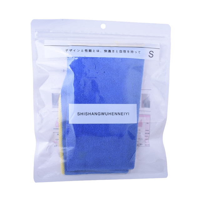 Bolsa compostable para prendas de vestir con 3 sellos laterales
