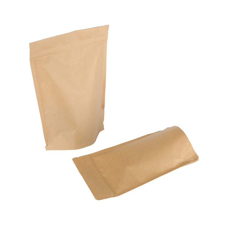 Bolsas de comida de papel Kraft de estampado en caliente de moda