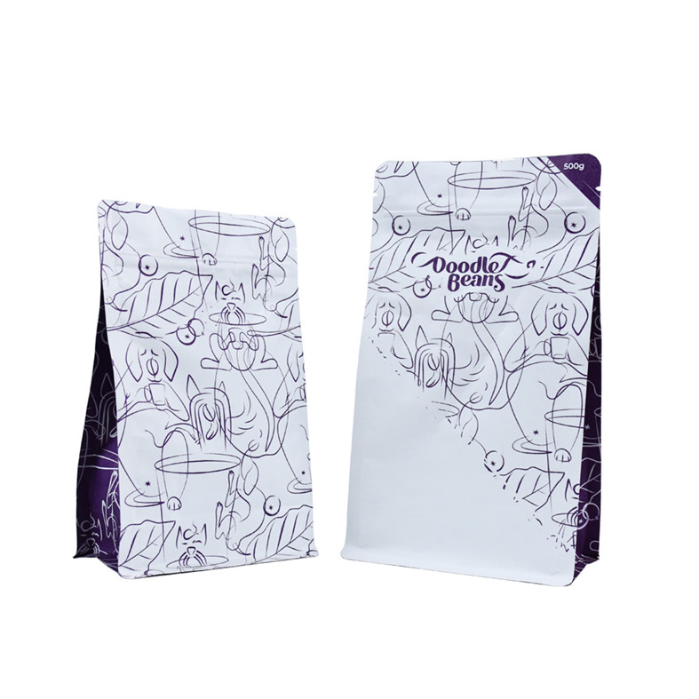 Acepte el diseño del cliente Sopout Top plástico Bolsa resellable Bolsas Impresión Impresión de la bolsa de café Packaging con válvula
