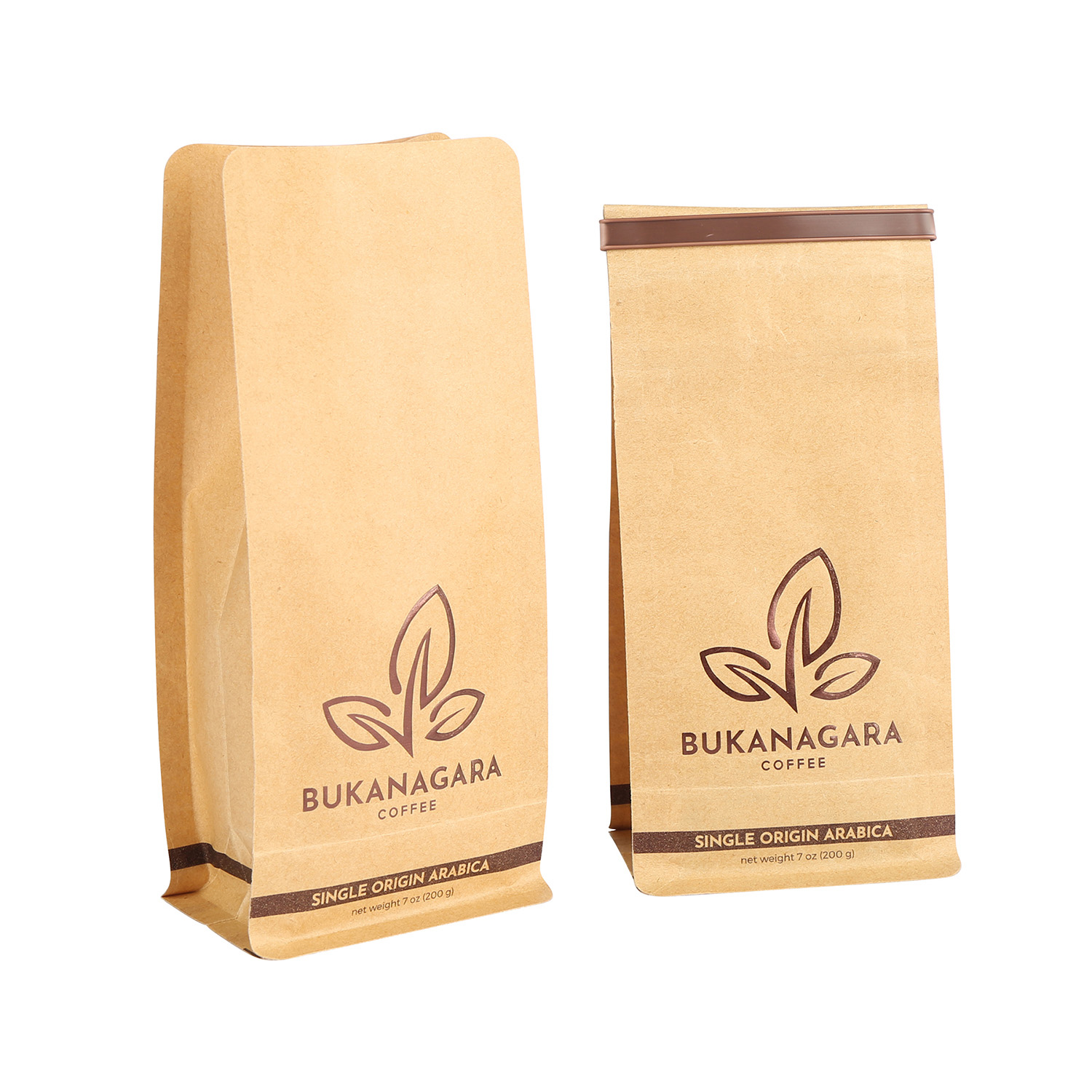 Bolsa de café impermeable biodegradable compostable