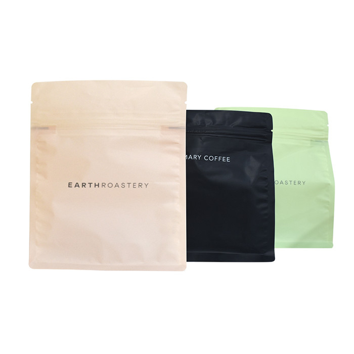Bolsas de envasado reciclable con PE verde con cremallera