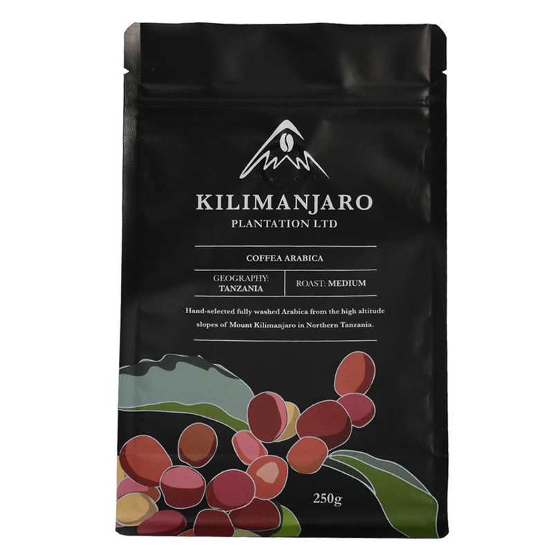 Bolsa biodegradable de la superficie de la superficie del negro del fondo plano