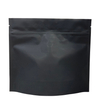 100% reciclable de alta calidad Matte Black Lock Stand Up Pouches Coffee/Food Bags